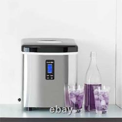 Ice Maker Machine Ice Cube Countertop 15 kg/ day 3.3L 150W Stainless Steel Black