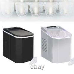 Ice Maker Machine Ice Cube Maker Large Counter Top 2 Size Ice Cube Scoop Basket