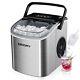 Ice Maker Machine Portable Countertop Self-Cleaning 9 Ice Cubes 26lbs in 24Hrs