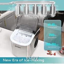Ice Maker Machine Portable Countertop Self-Cleaning 9 Ice Cubes 26lbs in 24Hrs