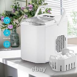 Ice Maker Machine for Home Self-Cleaning Function, 9 Ice Cubes in 6 Minutes