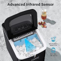 Ice Maker Machine for Home, Self-Cleaning Function Ice Cube Maker Machine UK