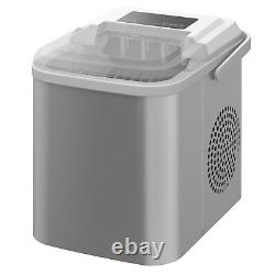 Ice Maker Machine with 2 Ice Cube Sizes Self-Cleaning 9 Cubes Ready in 6-13Mins
