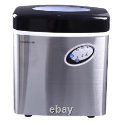 Ice Maker Refrigerator Portable Machine Cube Nugget Countertop Stainless Steel