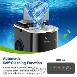 Ice cube Maker Machine, LED Display, Ready in 6 Minutes, 12Kg 24 Hrs, Self clean
