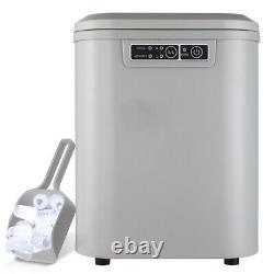 Ice machine 6 Mins Silvery Equipment Electric Ice cube machine Drink 2,2L