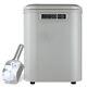 Ice machine Counter Equipment Home Silvery Quick Drink Ice cube machine 2,2L