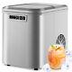 Ice machine Home Icemaker Silvery 120W with Scoop Ice cube machine 2,2L