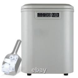 Ice machine Ice Cube Making Portable Counter Ice Making Machine Silvery 2,2L