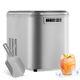 Ice machine Ice cube maker Silvery Ice crashers Quick Counter Fast 2,2L
