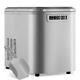 Ice machine Ice cubes Icemaker Ice maker Ice crashers Counter Silvery Home 2,2L