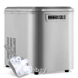 Ice machine Professional Bar Silvery Home 150W Counter Ice cube machine 2,2L