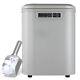 Ice machine Quietly Silvery Icemaker Countertop Ice Maker Machine 2,2L