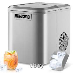 Ice machine Self-cleaning mode Ice cube maker Equipment Counter Silvery 2,2L