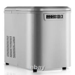 Ice machine Silvery Ice Cube Making Counter Professional Drink Ice maker 2,2L