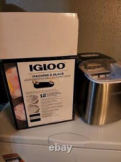 Igloo ICEB26SS Automatic Portable Electric Countertop Ice Maker Machine, 26 Poun