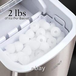 Igloo IGLICEB26SS Automatic Portable Electric Countertop Ice Maker Machine
