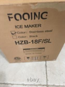Intertek Ice Maker Black Portable Machine HZB-18/F/SL Brandnew