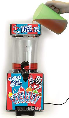 Iscream Genuine ICEE Brand Counter-Top Sized ICEE Slushie Maker Spins Your Pre