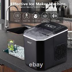 KPUY Ice Maker Machine Automatic Electric Ice Cube Maker Countertop 12KG/24H