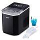 KPUY Ice Maker Machine Countertop Ice Machine for Home Self-Cleaning Ice Maker