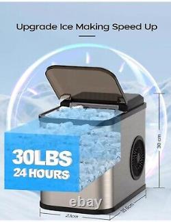 Keegone Countertop Ice Cube Maker Machine 2L Self Cleaning Ice Scoop Touch