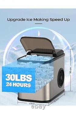 Keegone Countertop Ice Cube Maker Machine 2L Self Cleaning Ice Scoop Touch