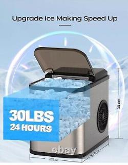 Keegone Countertop Ice Cube Maker Machine 2L Self Cleaning Ice Scoop Touch