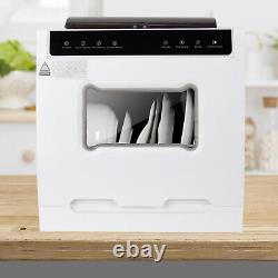 Kitchen Tabletop Countertop Mini Dishwasher Dish Washing Machine 7 Programs 800W