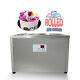 Kolice Commercial Tabletop 45cm round pan+3 buckets Fried Ice Cream Roll Machine