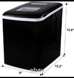 Koolatron Compact Countertop Ice Maker Machine, Digital Controls, LED Indicators