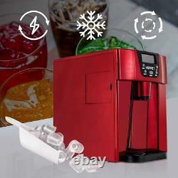 LED Portable Countertop Ice Maker Electric Ice Cube Making Machine 36lbs