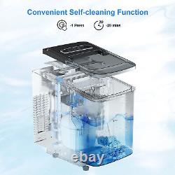 LOEFME 2L Compact Ice Maker Machine-Fast, Portable and Convenient Home Ice Make