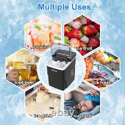LOEFME 2L Compact Ice Maker Machine-Fast, Portable and Convenient Home Ice Make