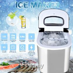 LOEFME 2.2L Electric Ice Maker Portable Countertop Making Machine with Ice Scoop