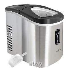 LOEFME 2.2L Ice Cube Maker Machine Portable Electric Counter Top Automatic UK