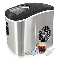 LOEFME 2.2L Ice Cube Maker Machine Portable Electric Counter Top Automatic UK