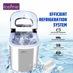 LOEFME 2.2L Ice Maker Machine Automatic Electric Ice Bullet Maker Counter Top UK