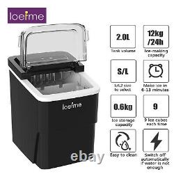 LOEFME 2.2L Ice Maker Machine Compact Portable Countertop Ice Cube Maker 2022