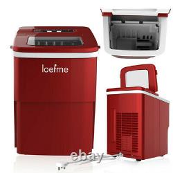 LOEFME Electric Countertop Ice Cube Maker 2L Portable Ice Maker Machine 12KG/24H