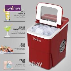 LOEFME Electric Ice Maker Machine Automatic Fast Ice Cube Maker Countertop 2L