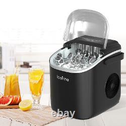 LOEFME Ice Maker Machine Automatic Electric Portable Ice Cube Maker Countertop