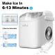 LOEFME Ice Maker Machine Automatic Electric Type Ice Cube Maker Counter Top 1.2L