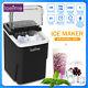 LOEFME Ice Maker Machine Compact Portable Countertop Black Ice Cube Maker 2L