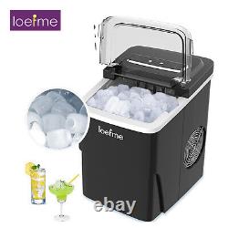 LOEFME Portable Ice Maker 2L Machine Ice Makin Countertop Fast Ice Cube Maker UK