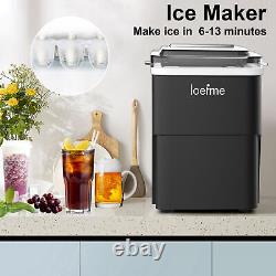 LOEFME Portable Ice Maker Machine Ice Makin Countertop 2.0L Fast Ice Cube Maker