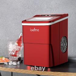 LOEFME Portable Ice Maker Machine Ice Makin Countertop Fast Ice Cube Maker 2L