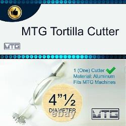 MTG Tortilla Machine Gen5 Roller Crank Full PK 2 Cutters Included 3.5 and 4.5