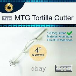 MTG Tortilla Machine Roller & Crank Full PK 2 Cutters Included 3.5 and 4