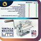 MTG Tortilla Machine Roller & Crank Full PK 2 Cutters Included 3.5 and 5